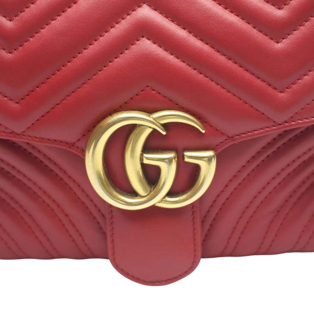GUCCI Authentic Red GG Marmont Fanny Pack - Picture 14 of 16